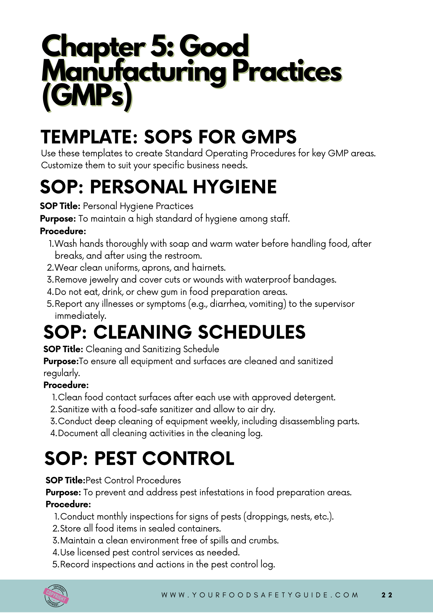 Small Business Food Safety Planner: Your Guide to Safer and Smarter Food Production