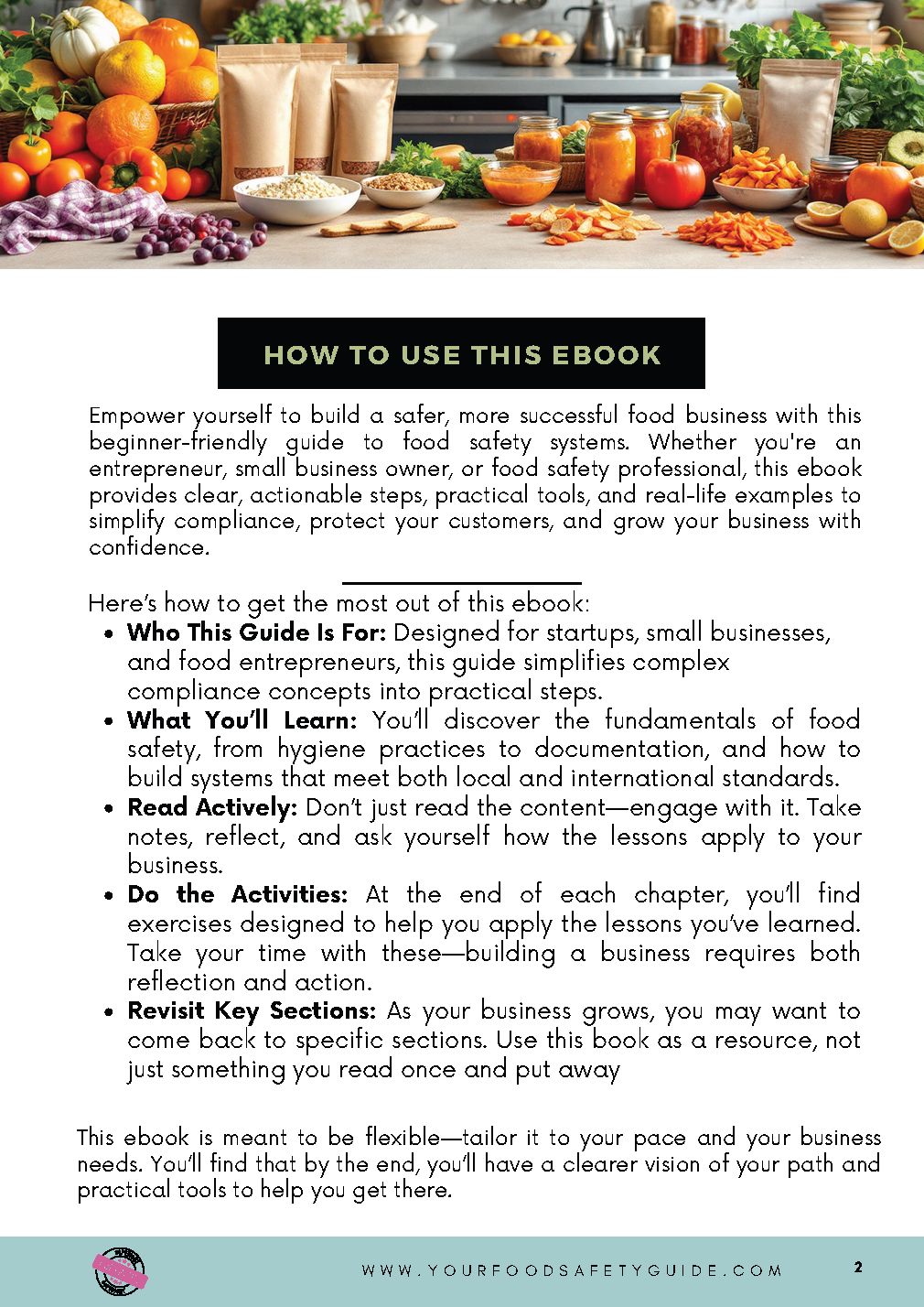 Food Safety Made Easy: A Practical Handbook for Entrepreneurs and Startup